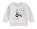 Just A Boy Who Loves Tractors Pullover