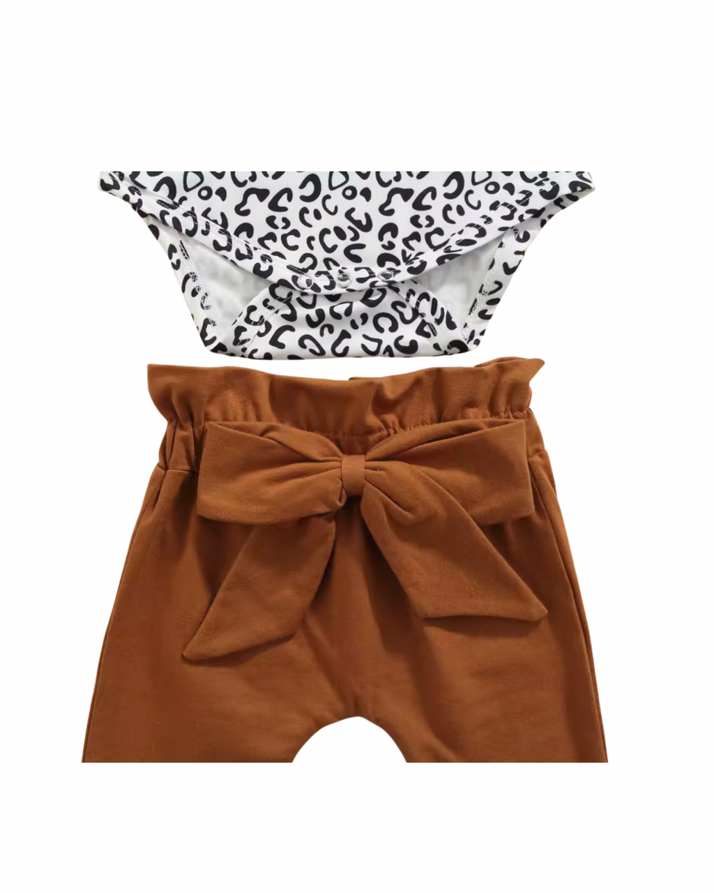 Leopard Print Onesie Set