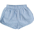 Blue Gingham Shorts