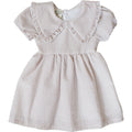 Taupe Stripe Peter Pan Collar Dress
