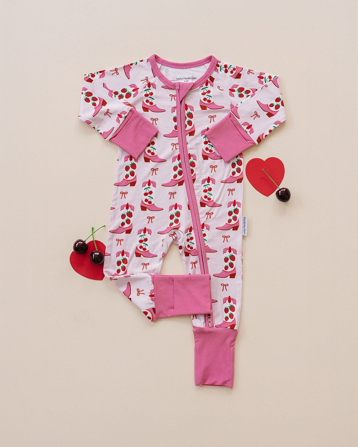 Bamboo Zip Romper | Bootsberry Cowgirl