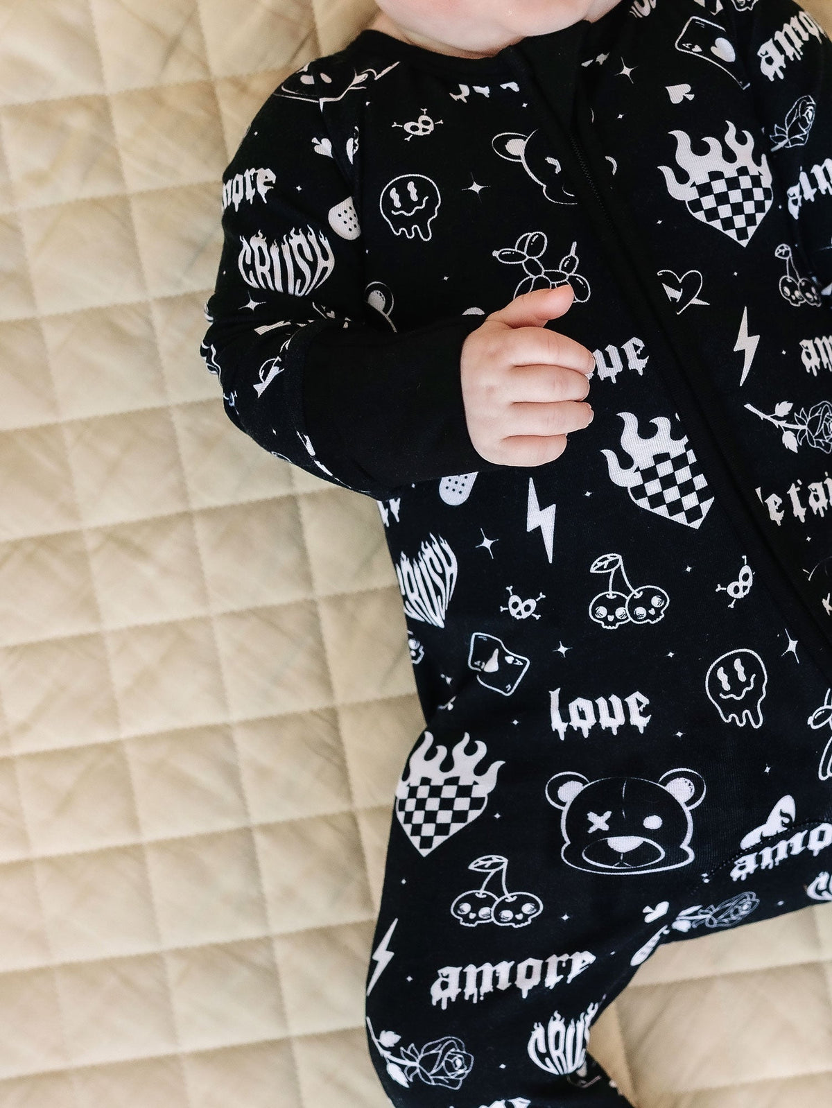 Bamboo Zip Romper | Wild Heart
