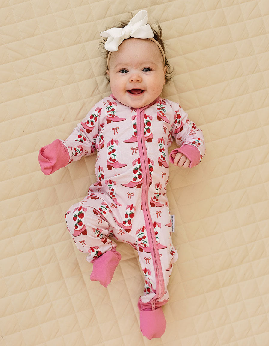 Bamboo Zip Romper | Bootsberry Cowgirl
